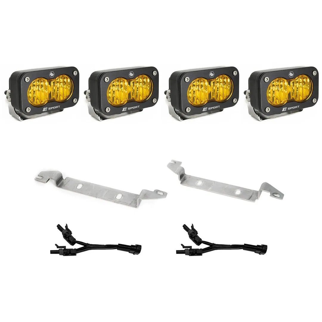 44-8281 – BAJA DESIGN Driving/ Fog Light, LED Bulb Rectangular 12.4 Watt Bulbs Amp Draw 0.9 AMP Wide Cornering Beam 1...